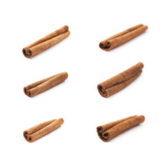 Cinnamon stick isolated