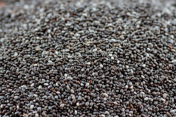 Chia seeds superfood background