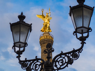 Fototapeta na wymiar The Siegessaeule - Victory Column in Berlin