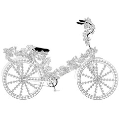 fantasy abstract bicycle  