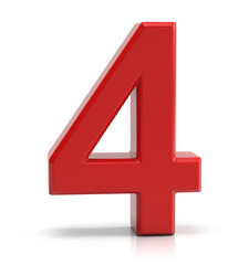 Fototapeta premium Number 4