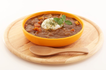 おいしそうなカレーライス
