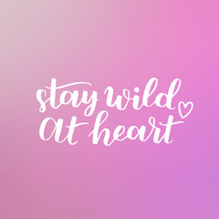 hand drawn quote about courage and braveness. Be brave phrases for card or poster. Vector inspirational quote. Ink illustration on dreamy gradient background. Boho saying for your design.