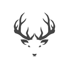 Deer head illustration vector