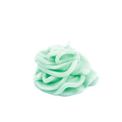 Frosting cream swirl isolated