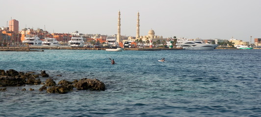 турецкий берег, вид с моря