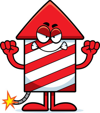 recommend clip art: Angry Cartoon Firework