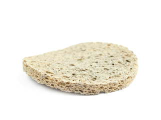 Obraz premium Used make-up cleaning round sponge isolated