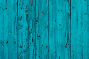 Obraz premium Board is blue on the wall