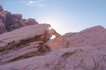 Sunburst in the Desert