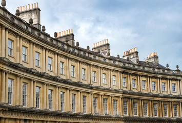 the Circus house in Bath, Somerset, England