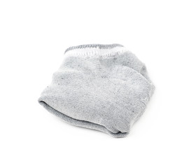 Gray low-cut ped socks isolated