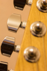 Guitar fret board  & guitar tuning pegs 