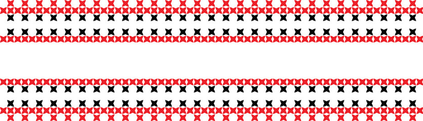 embroidered Ukrainian national pattern cross