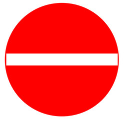 Verkehrsschild einfahrt verboten