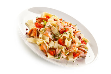 Pasta with tuna and vegetables 