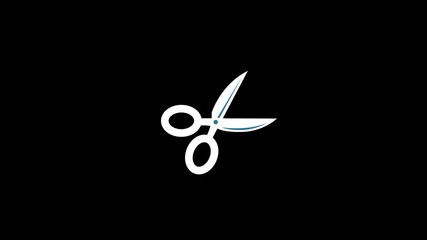 Scissors Flat Icon - Powered by Adobe