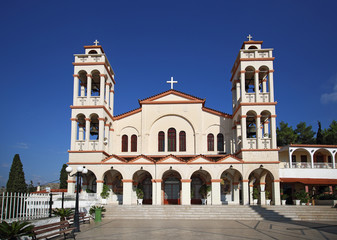 Fototapeta premium church of Nafplio city in Greece