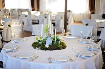 Wedding restaurant decor