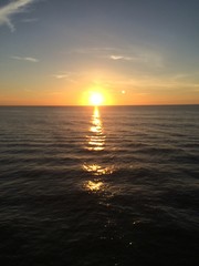 Obraz premium Sunset Cocoa Beach Florida