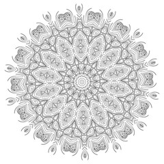 Mandala. Ethnic decorative elements. Vintage decorative elements. Oriental pattern illustration. Islam, Arabic, Indian, turkish, pakistan chinese ottoman motifs