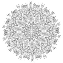 Mandala. Ethnic decorative elements. Vintage decorative elements. Oriental pattern illustration. Islam, Arabic, Indian, turkish, pakistan chinese ottoman motifs