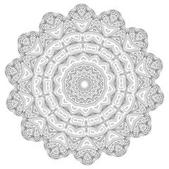 Mandala. Ethnic decorative elements. Vintage decorative elements. Oriental pattern illustration. Islam, Arabic, Indian, turkish, pakistan chinese ottoman motifs