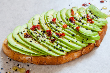 avocado toast bread