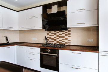 Modern design of kitchen