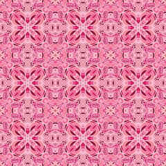 Cute pink Seamless abstract tiled pattern