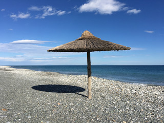 Parasol at velika beach