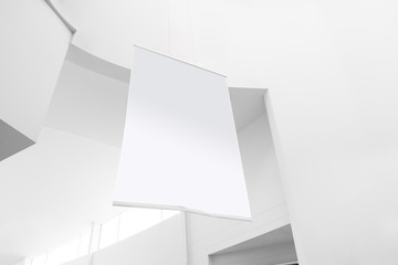 blank advertising poster