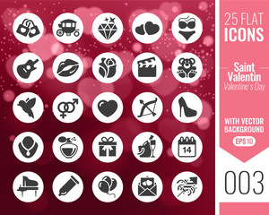 Pictogrammes - Thème Saint Valentin