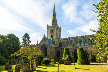 Fototapeta na wymiar Holy Trinity Church in Stratford upon Avon