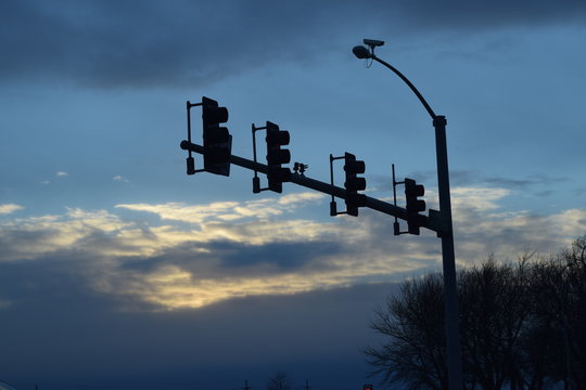Stoplight Sunset
