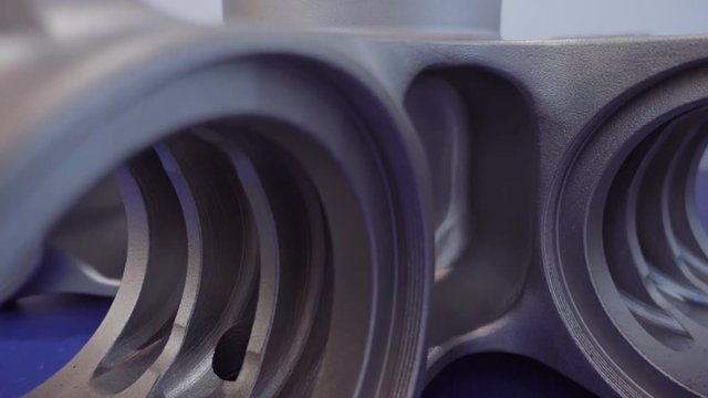Metal milled parts is manufactured on the machine with great precision. Shot in motion