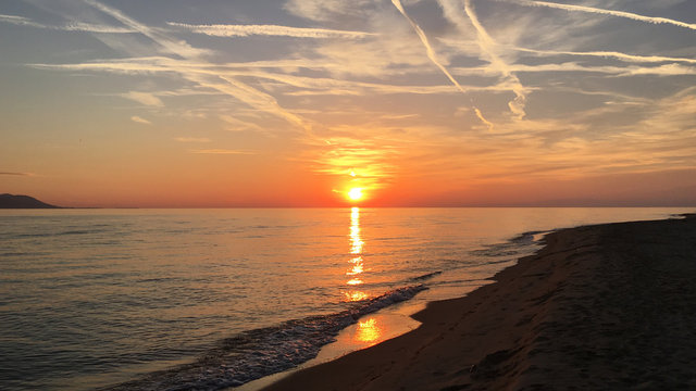 Sunset in Keramoti