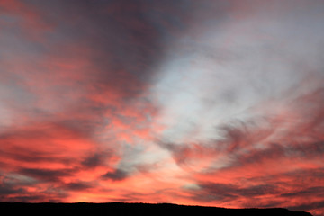 Sky and clouds at sunset/sunrise