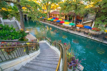 Gordijnen River Walk in San Antonio, Texas © f11photo
