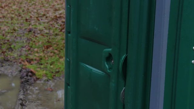 Man runs into outhouse and cant hold bladder