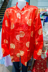 Red shirt Chinese style