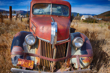 Abandoned Truck in NM Desert