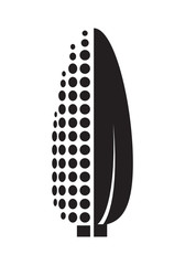 icon corn, vector