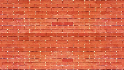Fototapeta na wymiar Red brick texture background