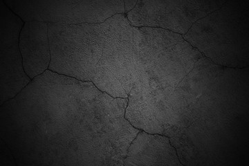 gloomy wall background, black texture cement surface