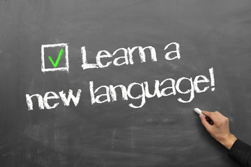 learn a new language!