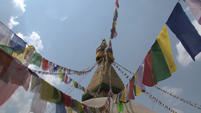Boudha stupa in Kathmandu Nepal