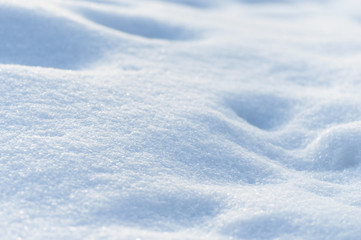 Winter background. The texture of the snow