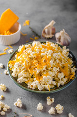 Homemade cheese popcorn