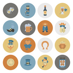 Saint Patricks Day Icon Set